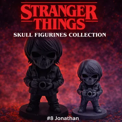 Bộ tượng Skull Stranger Things #8 – Jonathan