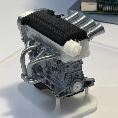 Mô hình thu nhỏ động cơ Toyota 4A-GE 20V Inline-4