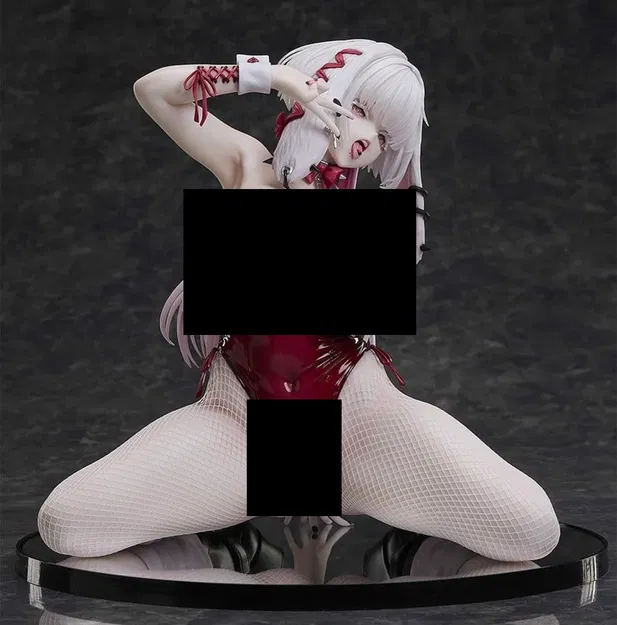 Anime / Hentai Sexy Girl In Red – Mô hình cô gái đỏ (NSFW) để in 3D - Image 1