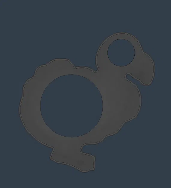 Khuôn Cắt Bánh Hình Dodo 3D - Sáng Tạo Không Giới Hạn - Image 1