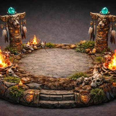 Mô Hình 3D Tauren Horda - Biểu Tượng Sức Mạnh World of Warcraft