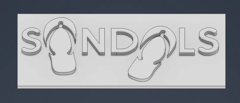 Đế Lót Giày Sandal 3D Độc Đáo - Trang Trí và Quà Tặng - Image 1