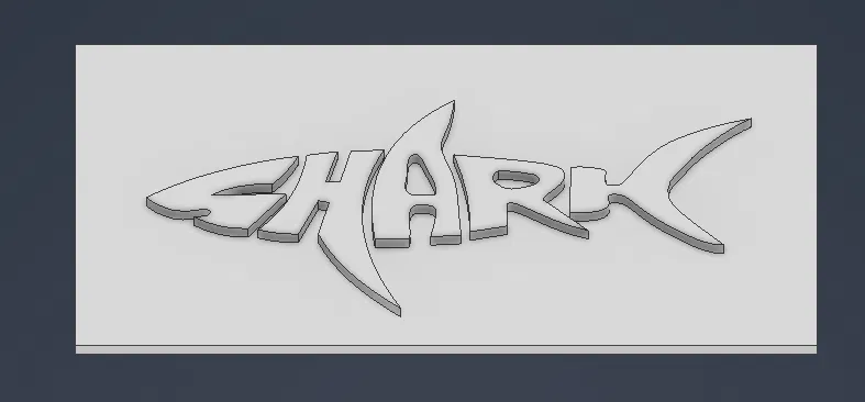 Tấm Trang Trí "SHARK" - Mô Hình Cá Mập Độc Đáo - Image 1