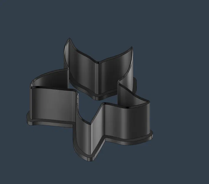 Khuôn Cắt Bánh Hình Ngôi Sao 3 Cánh Xoắn Độc Đáo - Image 1