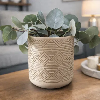 Chậu Cây Hình Học Hiện Đại - Trang Trí Nhà Cửa Độc Đáo
