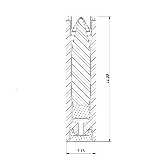 Đạn không vỏ H&K 4.73x33mm DM11 (Caseless Ammunition) tỉ lệ 1:1 - Image 3