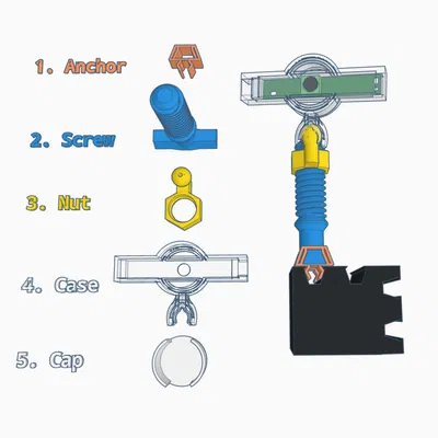 Flex Cam - Giá đỡ camera dẻo cho Arducam UB0240 (demo Ender-3 V2)
