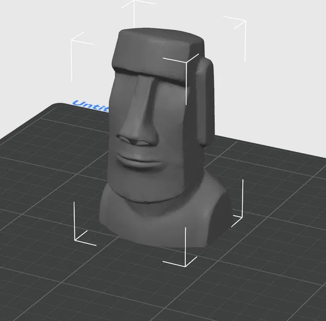 Tượng Đầu Moai 3D - Trang Trí Độc Đáo, Dễ In - Image 1