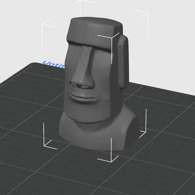 Tượng Đầu Moai 3D - Trang Trí Độc Đáo, Dễ In