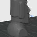Tượng Đầu Moai 3D - Trang Trí Độc Đáo, Dễ In - Thumbnail 2