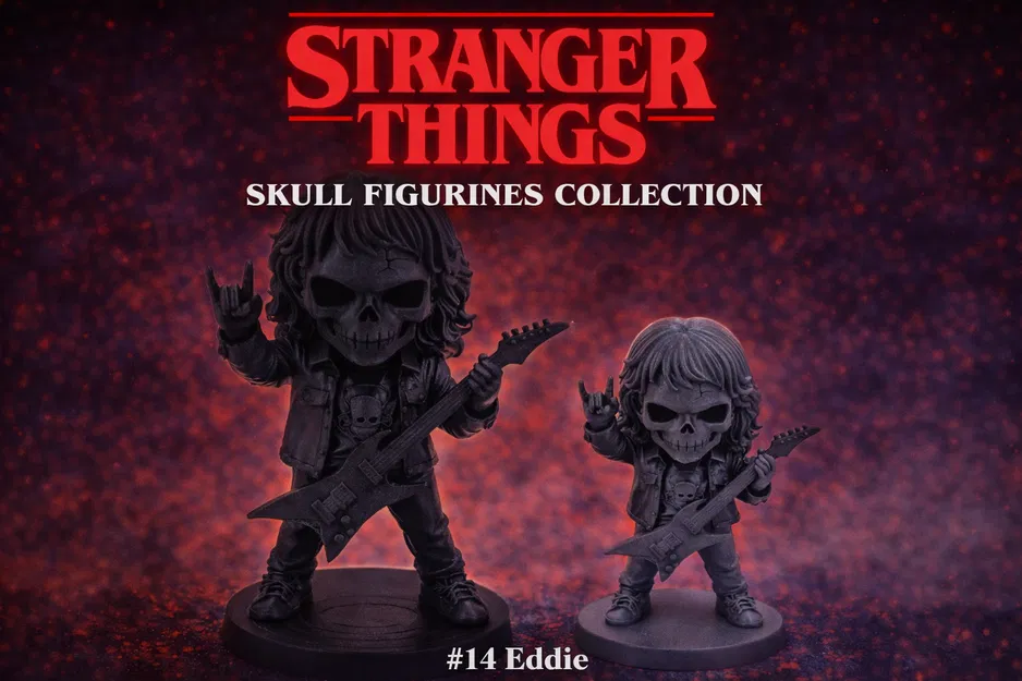 Combo Tượng Đầu Lâu Stranger Things #14 Eddie - Image 1