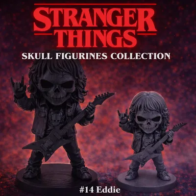 Combo Tượng Đầu Lâu Stranger Things #14 Eddie