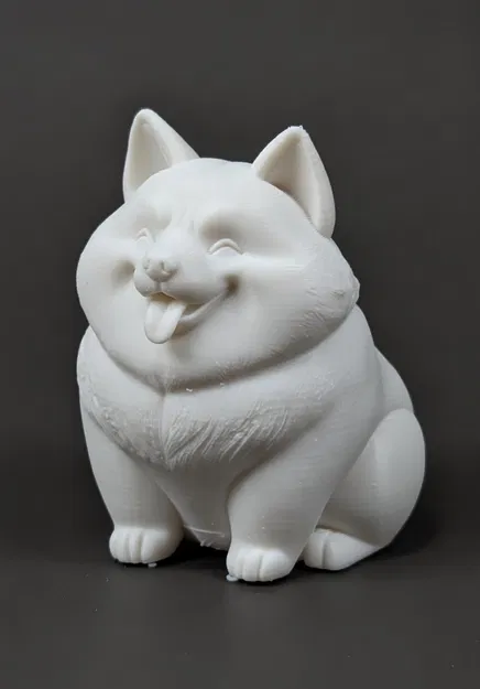 Mô Hình Chú Chó Alaskan Malamute Mập Mạp Đáng Yêu - Image 2