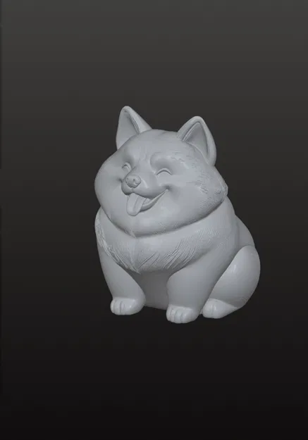 Mô Hình Chú Chó Alaskan Malamute Mập Mạp Đáng Yêu - Image 3