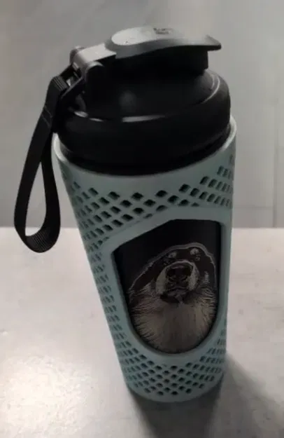 Vỏ Bọc Bình Lắc King-Shakerz TPU Chống Trượt Họa Tiết Sói - Image 1