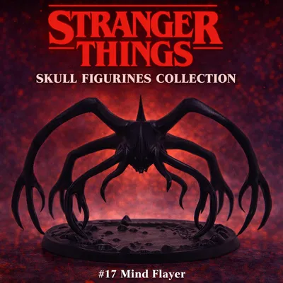 Tượng Đầu Lâu Stranger Things #17 Mind Flayer