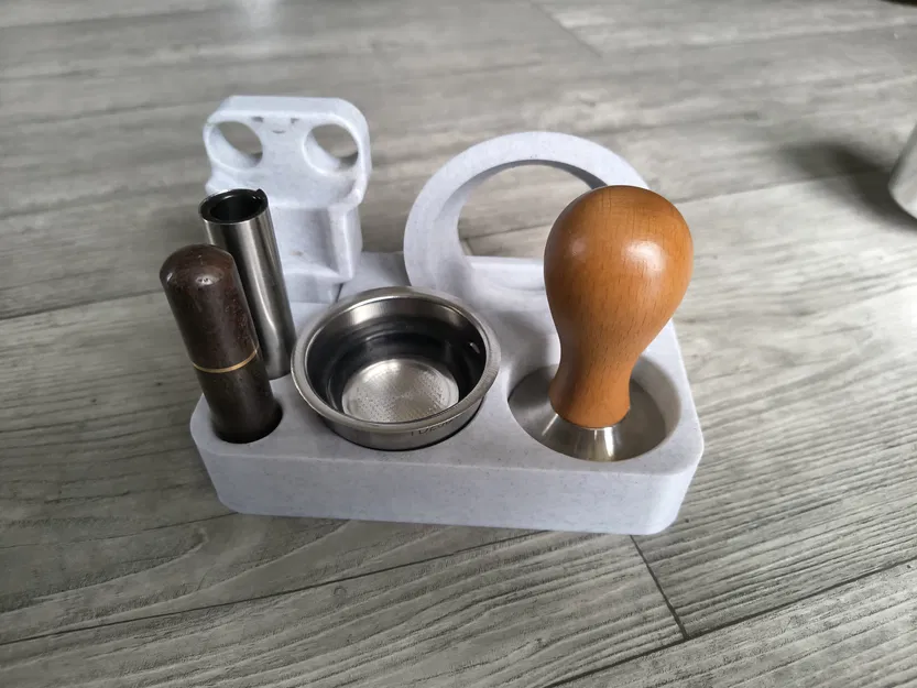 Giá đỡ dụng cụ pha cà phê dễ in (Easy to print coffee tools holder) - Image 1