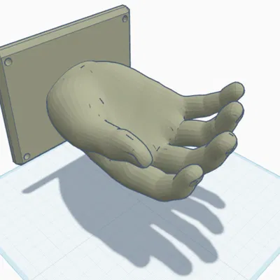 Móc Treo Tường Hình Bàn Tay 3D Đa Năng