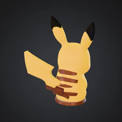 Mô Hình Pikachu 3D Đáng Yêu - Tải File In 3D