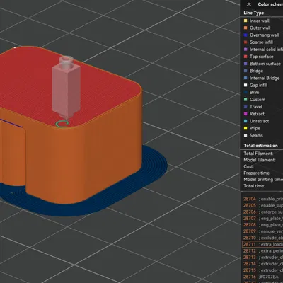 Công tắc gạt “print in place”