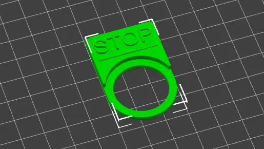 Nắp Chụp Bảo Vệ Nút Dừng Khẩn Cấp "STOP" - Image 1