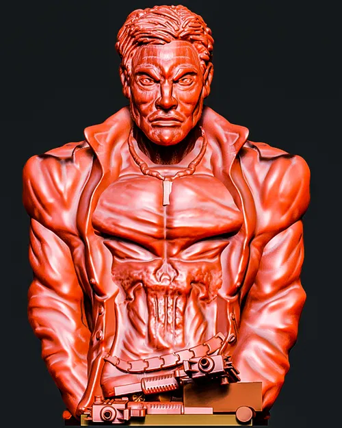 Tượng Punisher - Mô hình Phản Anh Hùng Marvel cho dân mê 3D - Image 3