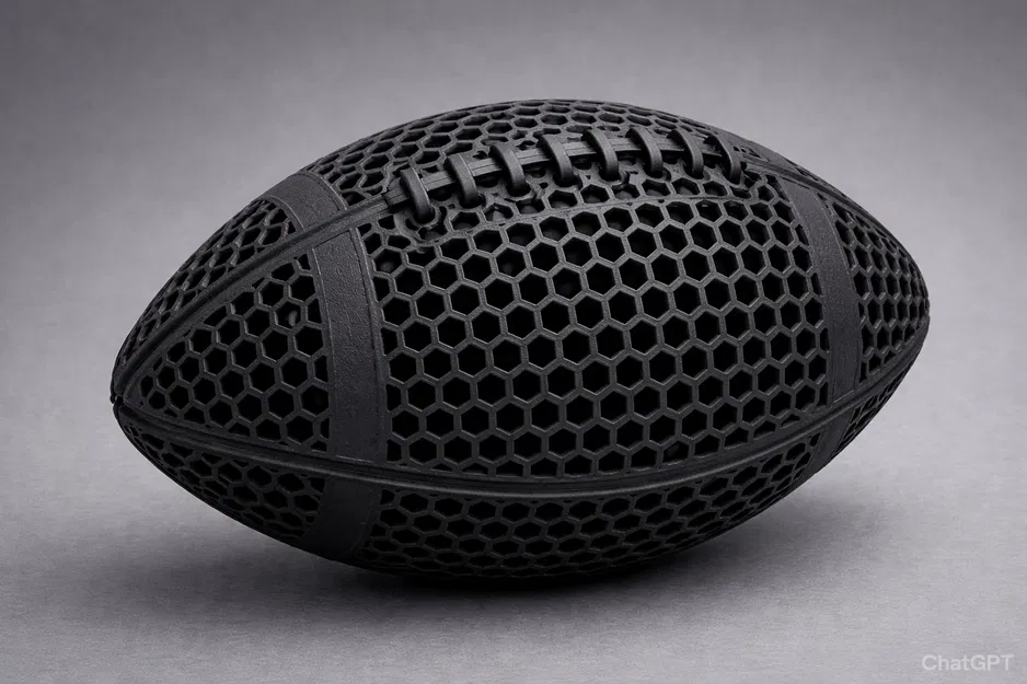 Quả Bóng Bầu Dục Airless 3D Độc Đáo - Image 1