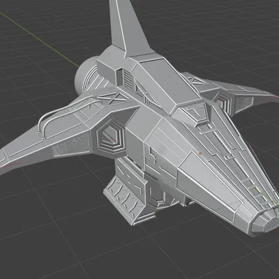 Mô Hình Tàu Vũ Trụ "Spaceship" In 3D Độc Đáo