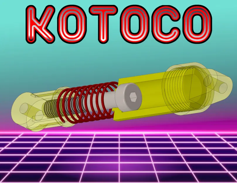 Phuộc nhún RC Buggy 1:10 tự in 3D - Image 3