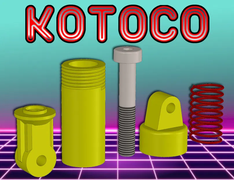 Phuộc nhún RC Buggy 1:10 tự in 3D - Image 5