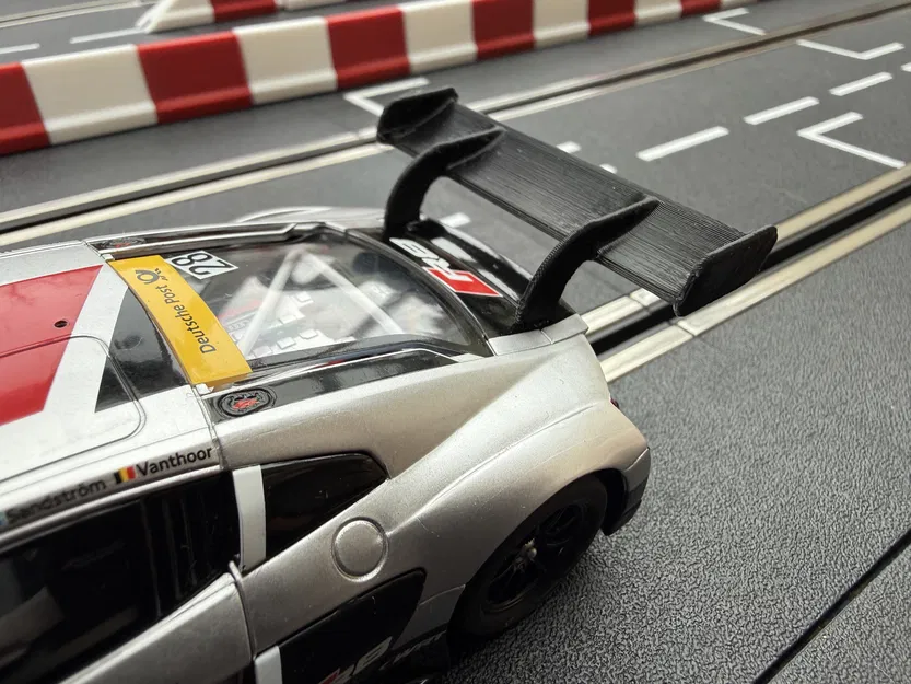 Cánh gió sau Carrera 132 Audi R8 LMS DTM 1:32 (Rear Wing/Spoiler/Heckspoiler) - Image 1