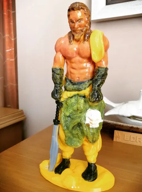 Mô Hình "Barbarian" - Chiến Binh Man Tộc Mạnh Mẽ Cho Bộ Sưu Tập - Image 2