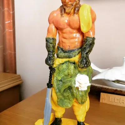 Mô Hình "Barbarian" - Chiến Binh Man Tộc Mạnh Mẽ Cho Bộ Sưu Tập