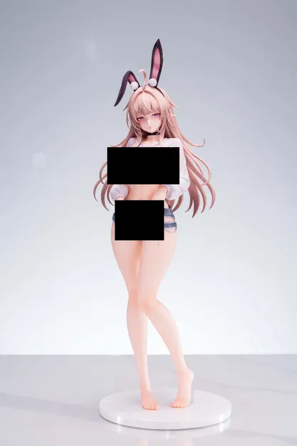 Cô Gái Thỏ Maid (Anime / Hentai Bunny Maiden Girl) – Mẫu In 3D - Image 1
