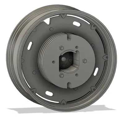 Mâm bánh sau John Deere - Tỉ lệ 1:8