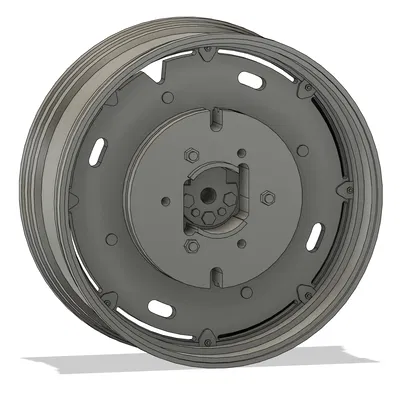 Mâm bánh sau John Deere - Tỉ lệ 1:8