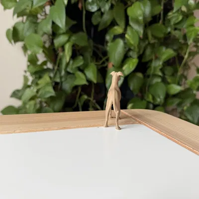 Greyhound – Mô hình chó săn thon gọn realistic