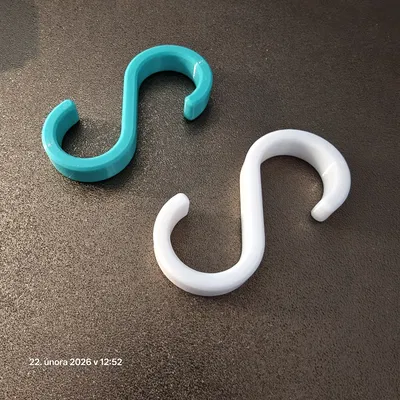 Móc chữ S IKEA Boaxel cho ống (S-hook)