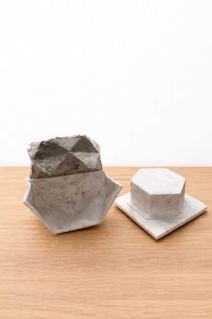 Cardcast | Khuôn ép lục giác làm bình hoa carton | Paper Casting - Image 1