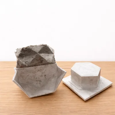 Cardcast | Khuôn ép lục giác làm bình hoa carton | Paper Casting