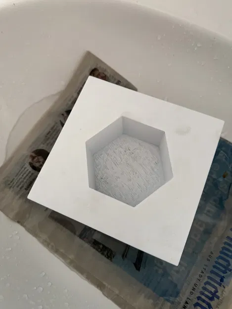 Cardcast | Khuôn ép lục giác làm bình hoa carton | Paper Casting - Image 6