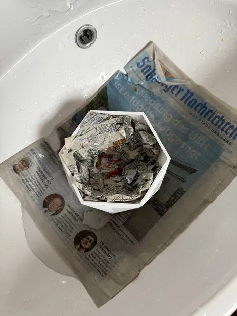 Cardcast | Khuôn ép lục giác làm bình hoa carton | Paper Casting - Image 10