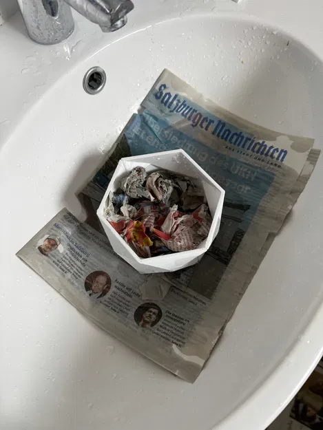 Cardcast | Khuôn ép lục giác làm bình hoa carton | Paper Casting - Image 11