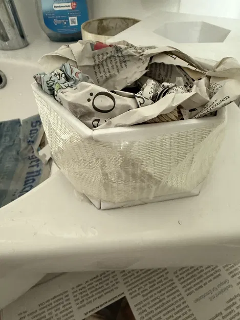 Cardcast | Khuôn ép lục giác làm bình hoa carton | Paper Casting - Image 13