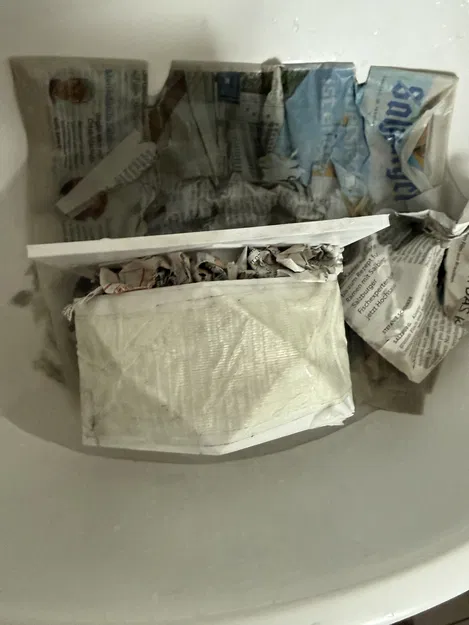 Cardcast | Khuôn ép lục giác làm bình hoa carton | Paper Casting - Image 21