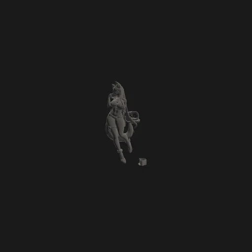Anime / Hentai Rose Cat Girl – Mô hình catgirl quyến rũ để in 3D - Image 2