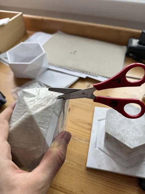 Cardcast | Khuôn ép lục giác làm bình hoa carton | Paper Casting - Image 31