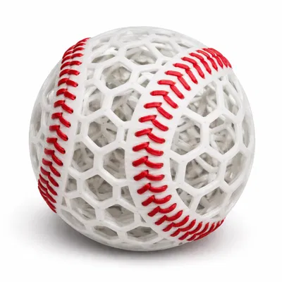 Bóng Chày Tập Luyện In 3D Độc Đáo