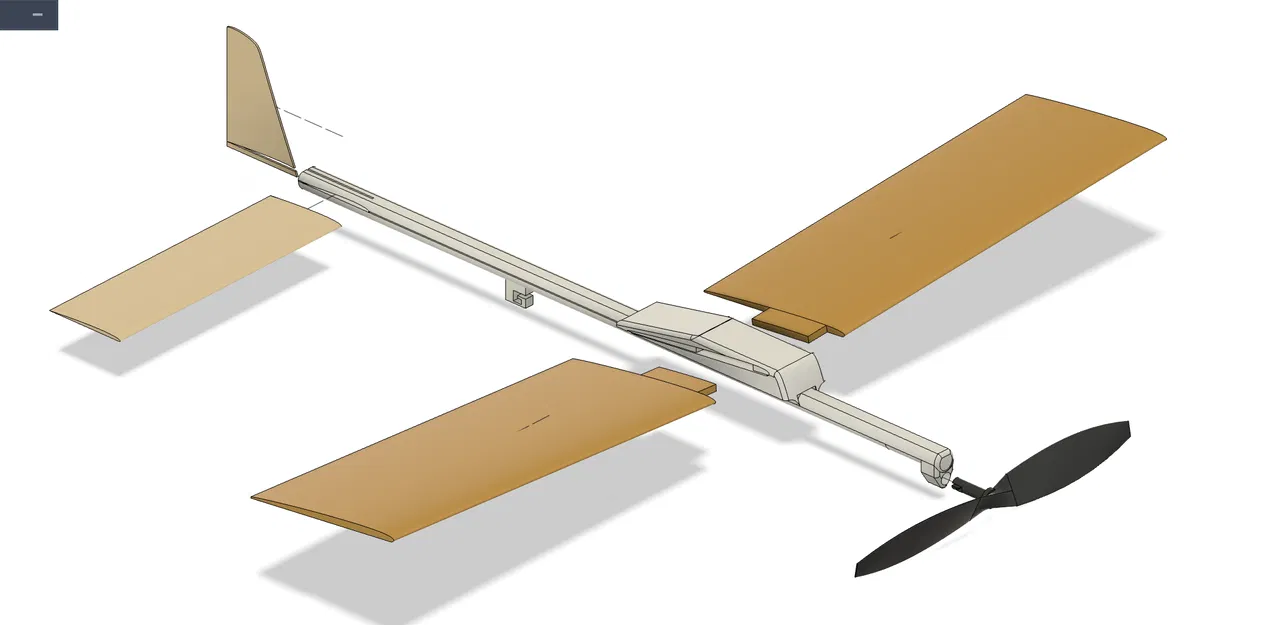Máy bay chạy bằng dây thun (Rubber band powered plane) - Image 2