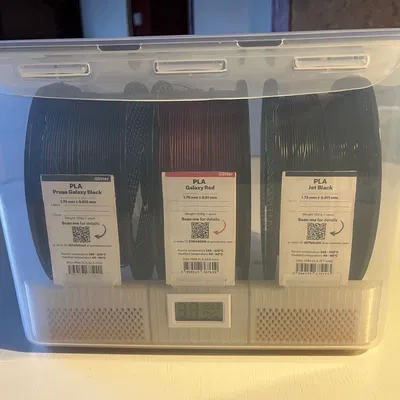 Drybox - LocknLock HPL889: Bộ insert giữ cuộn filament & ngăn silica gel